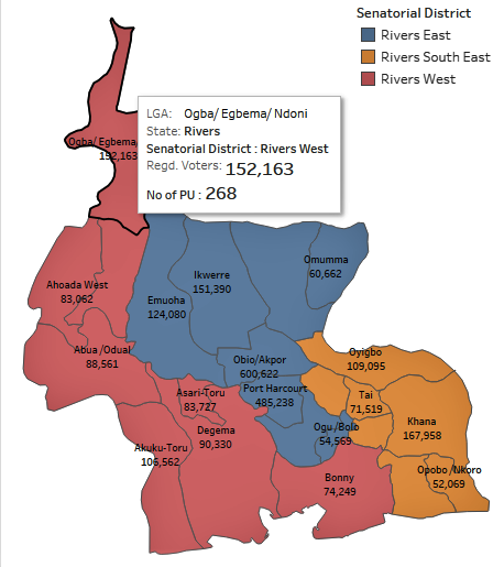 Rivers election visual analytics map