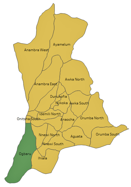 Anambra LG map